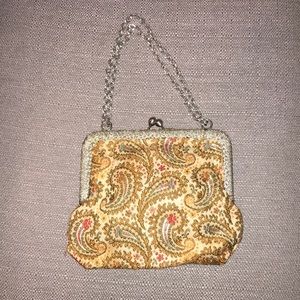 Vintage multi colored coin purse